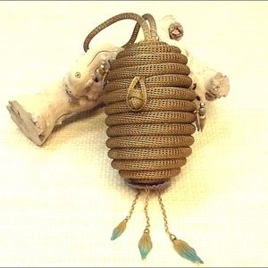 Sarah Cavender Metalworks Beehive Hand Bag